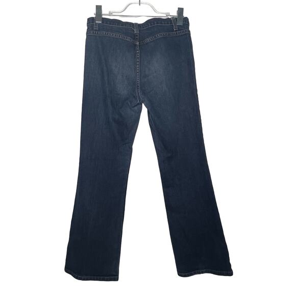 J. CREW Mid-Rise Stretch Bootcut Ankle Jeans No Back Pocket Stretch Denim size 8 - Picture 2 of 8